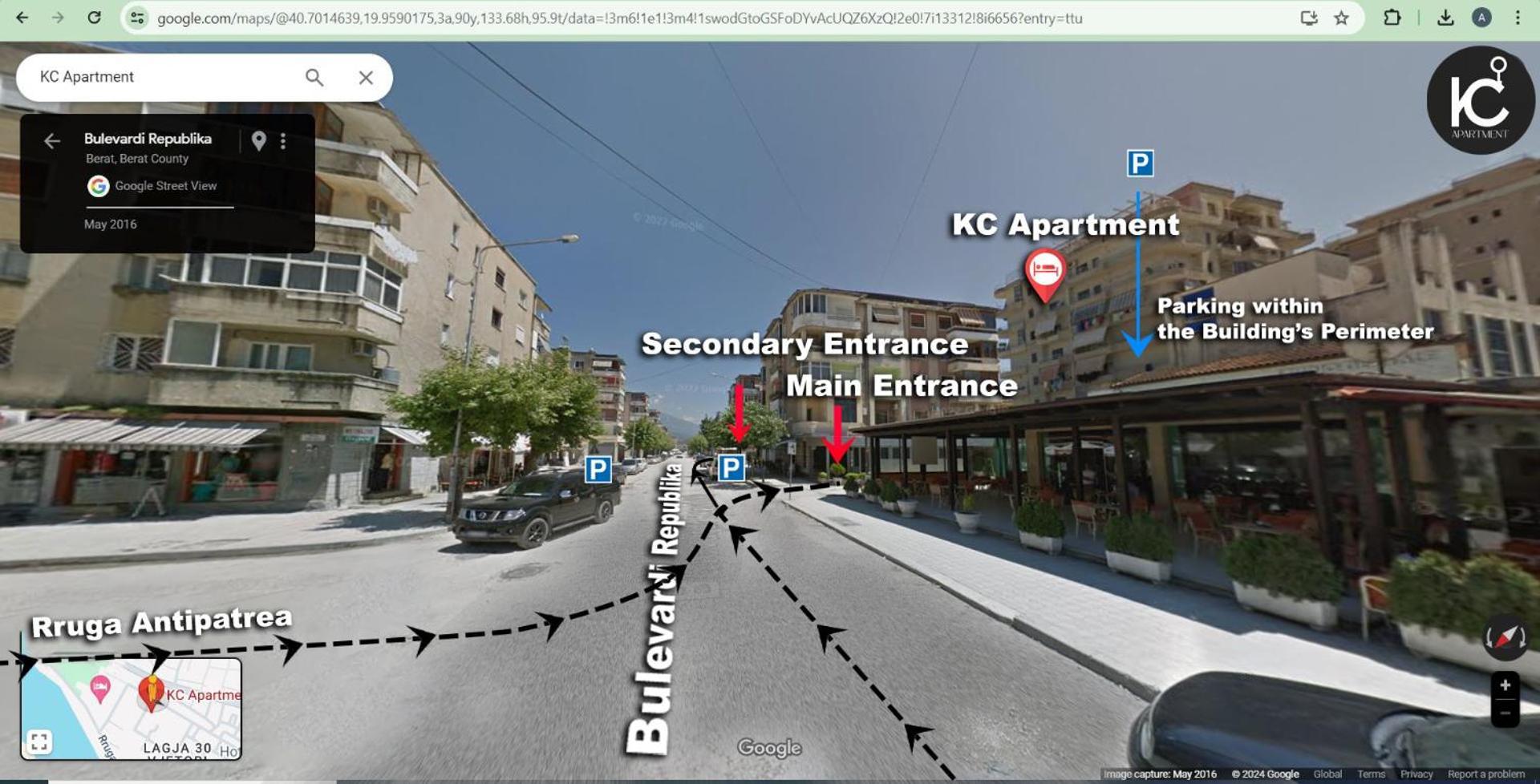 Kc Apartment Berat Kültér fotó
